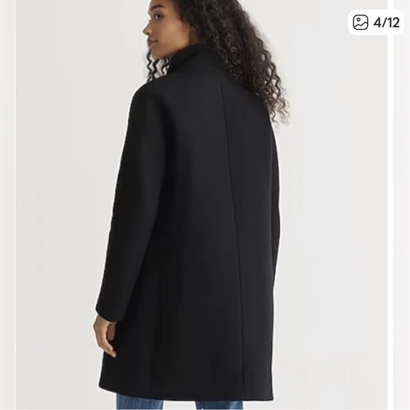 J.Crew Cocoon coat in Italian stadium-cloth wool blend - Picture 3 of 12